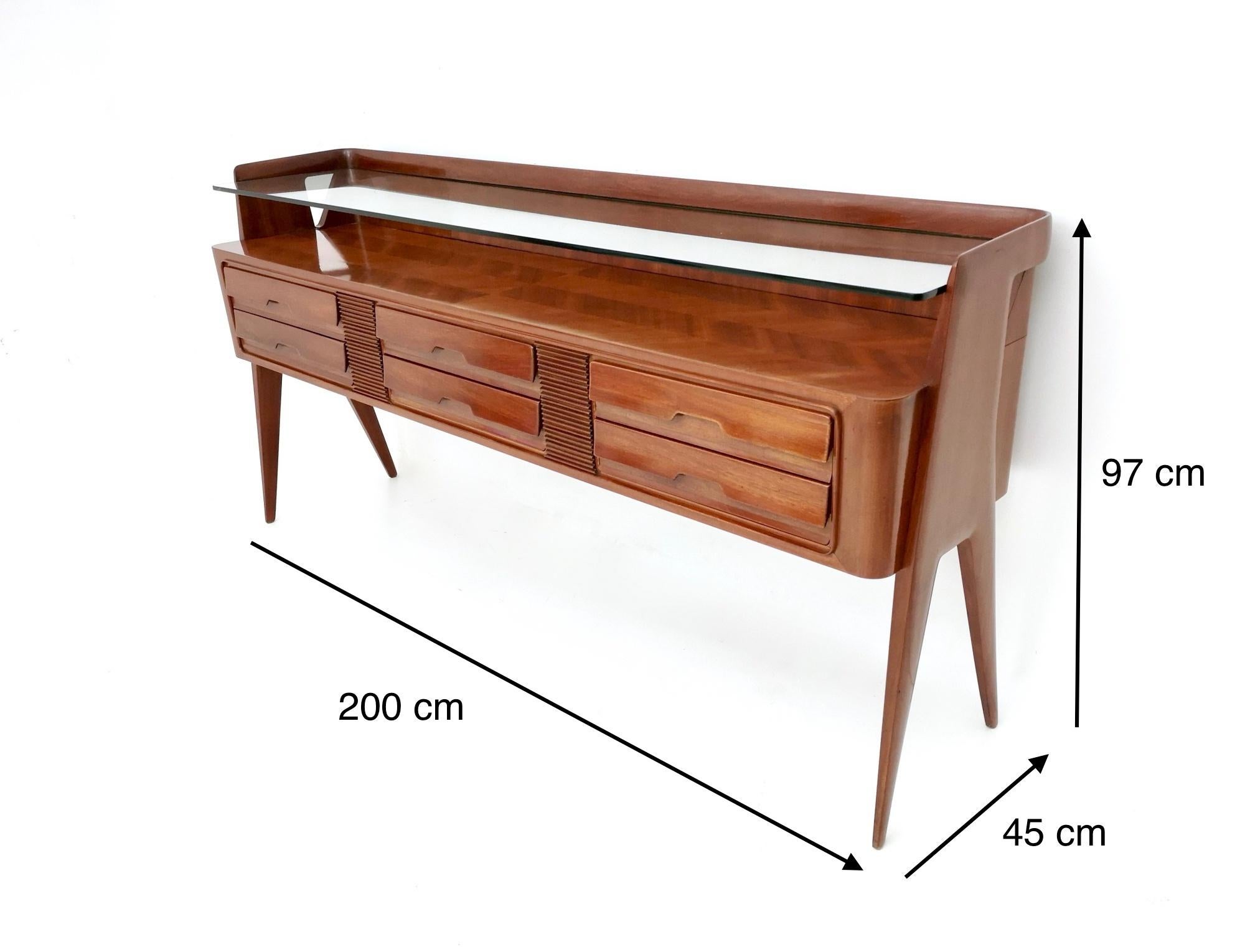 High-Quality Wooden Dresser by La Permanente Mobili Cantù, Italy, 1950s 7