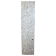 High Rectangular Marble Sculpture Base