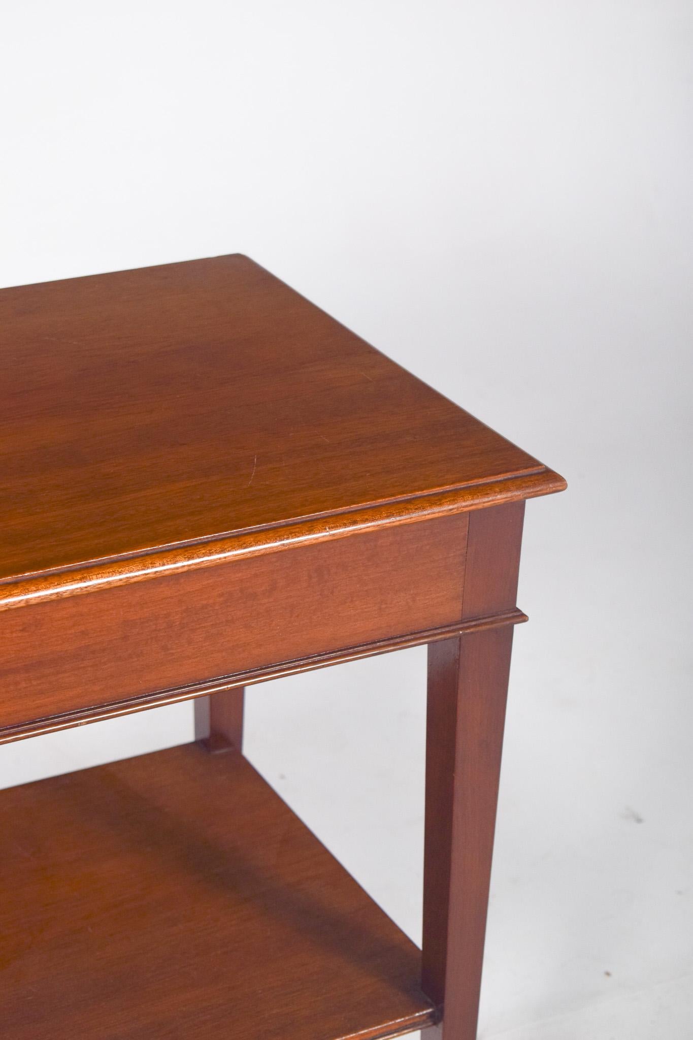 English High Rectangular Side Table, 1950s For Sale