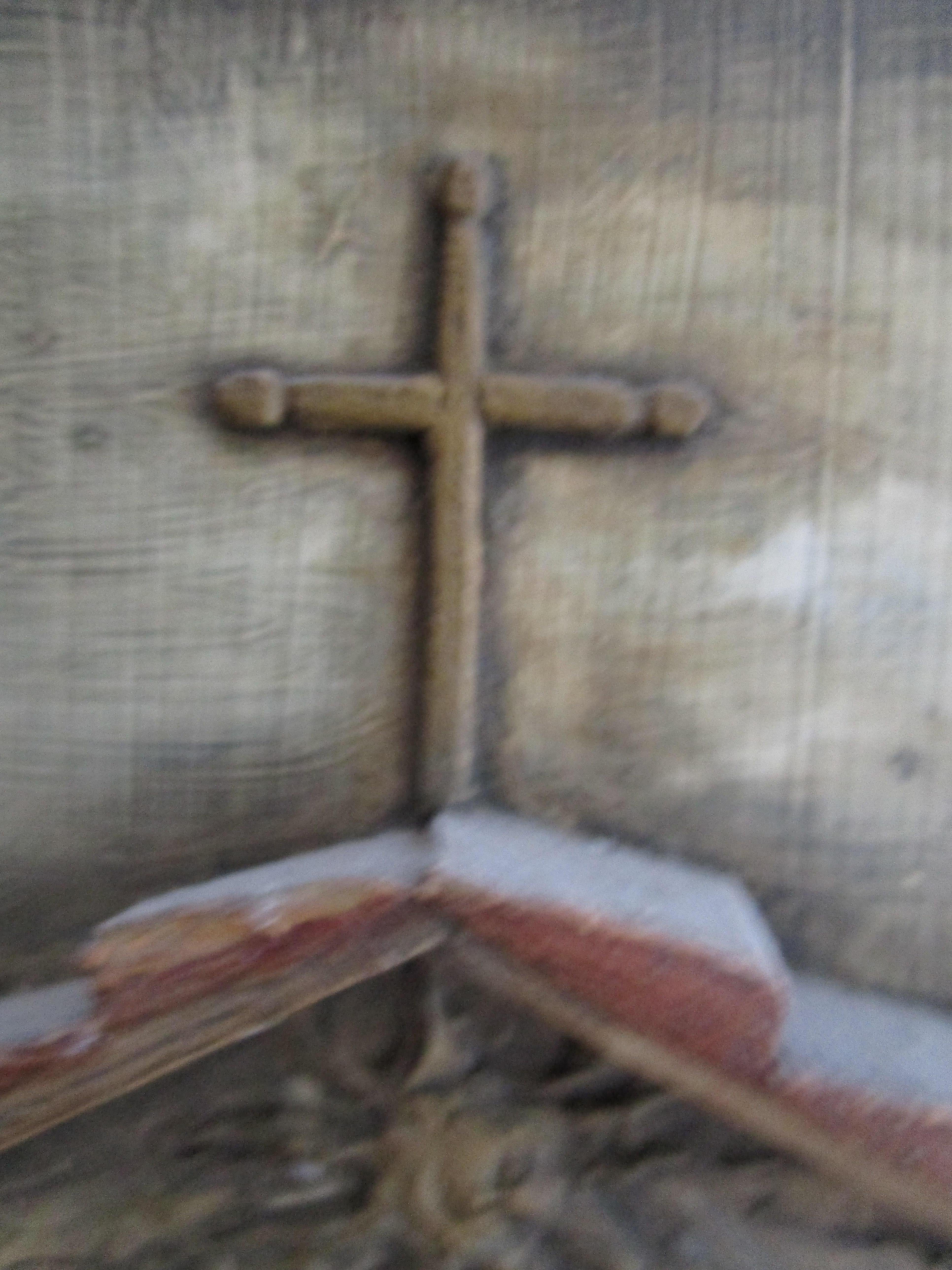 Fachada de Iglesia en Alto Relieve Obra de Arte Religioso Hecha a Mano en Marco Shadowbox Profundo en venta 2