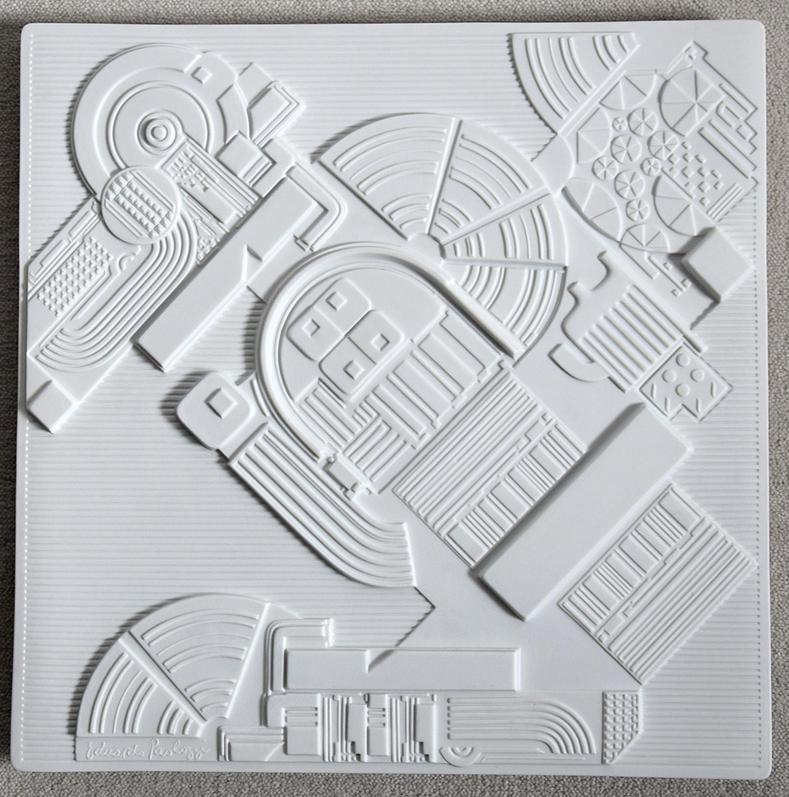 High Relief Porcelain Wall Sculpture by Eduardo Paolozzi for Rosenthal 1978 8
