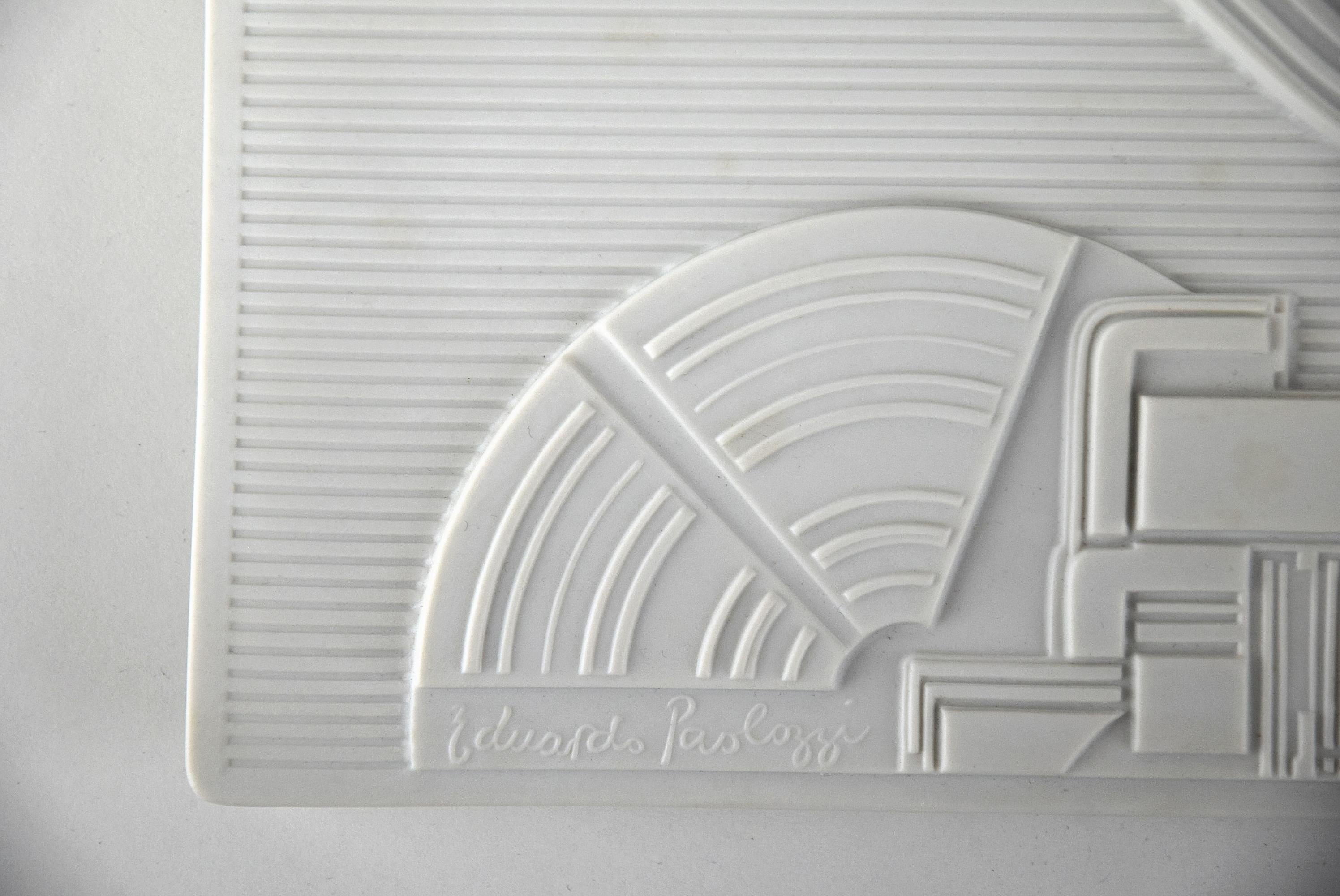 High Relief Porcelain Wall Sculpture by Eduardo Paolozzi for Rosenthal 1978 1