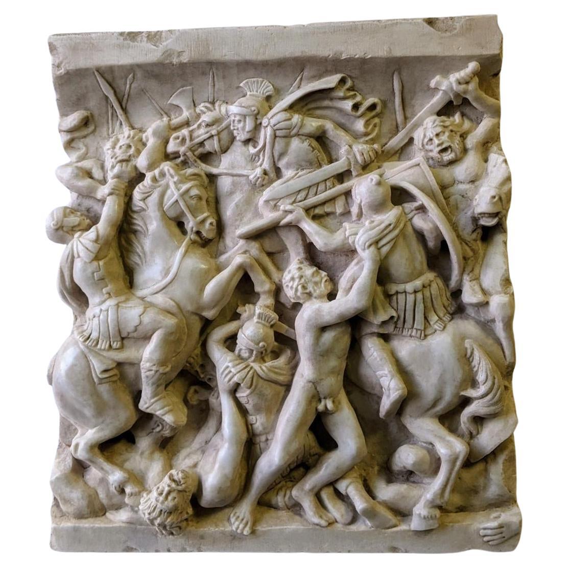 High Relief Representing Battle 20th Century For Sale