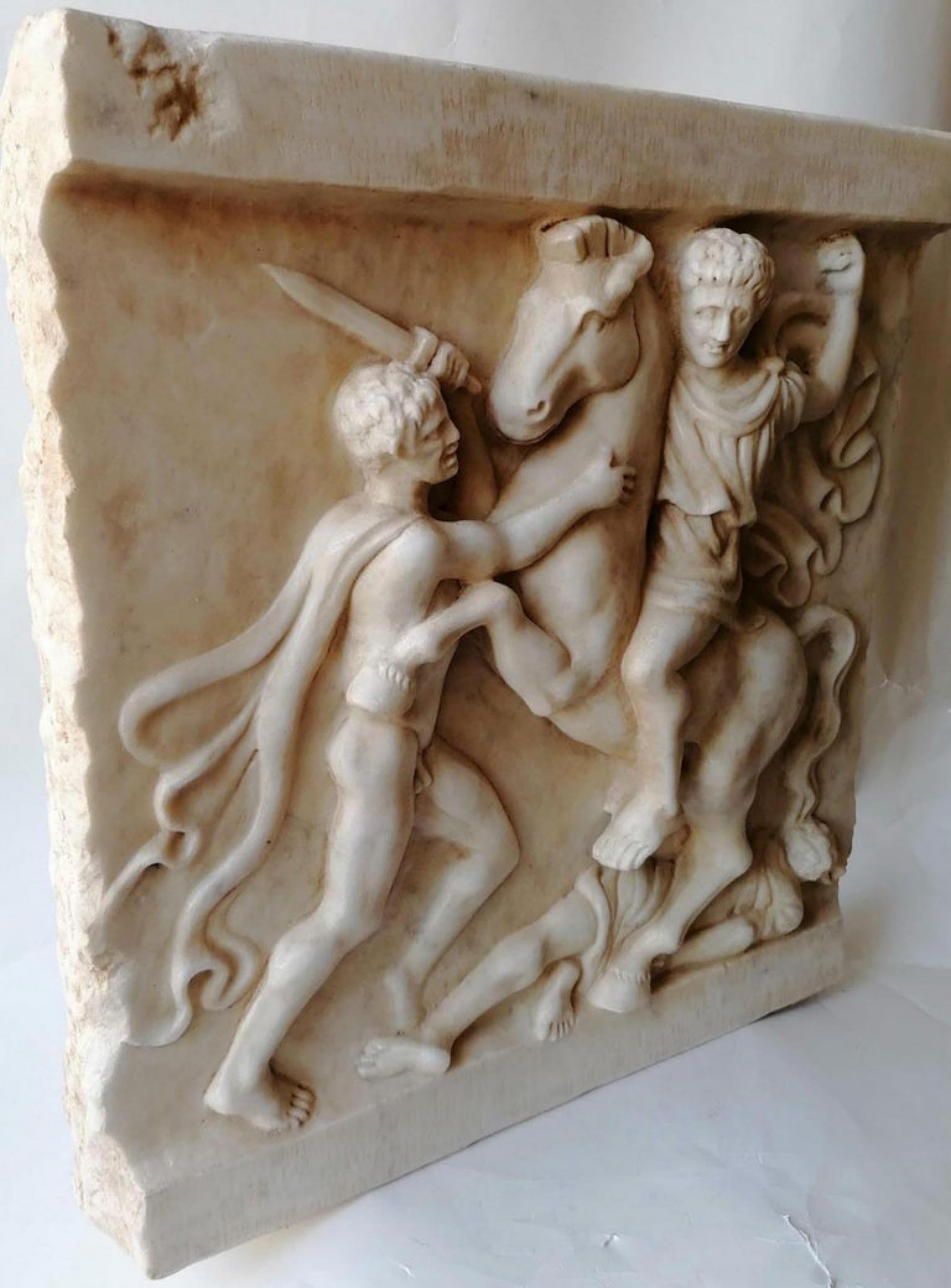 Baroque High Relief Representing Battle Skull -