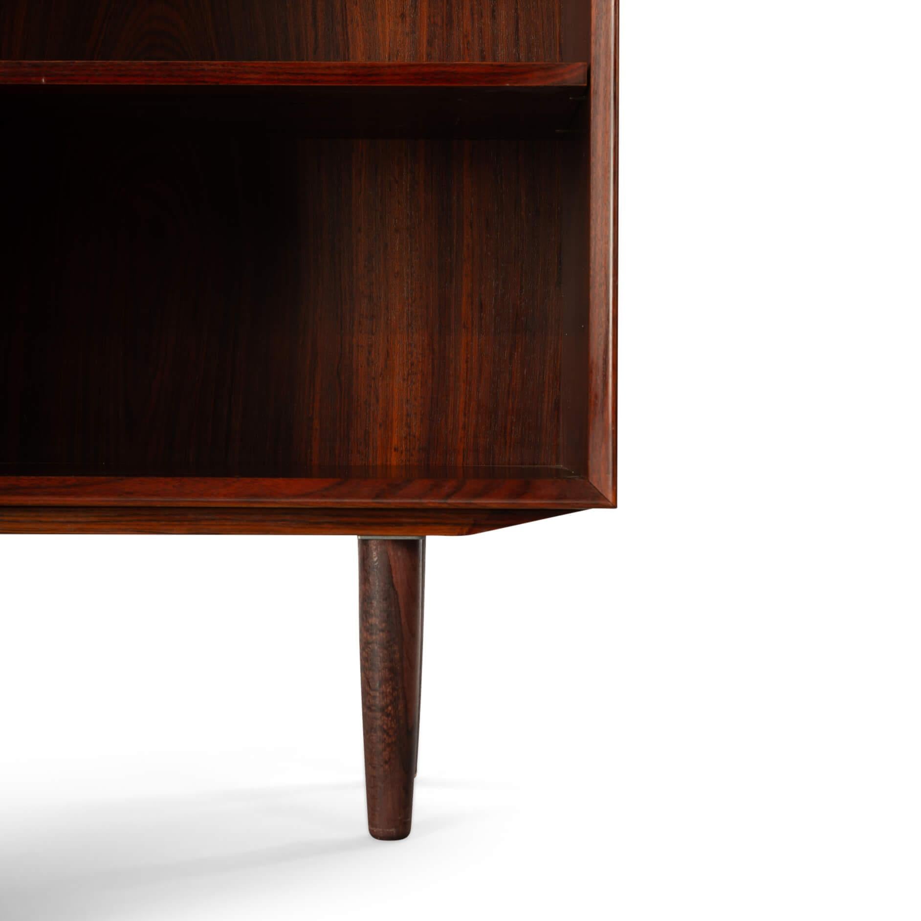 Danish High Rosewood Bookcase made by Brouer Mobelfabrik, 1960s For Sale