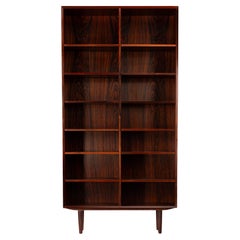 High Rosewood Bookcase made by Brouer Mobelfabrik, 1960s