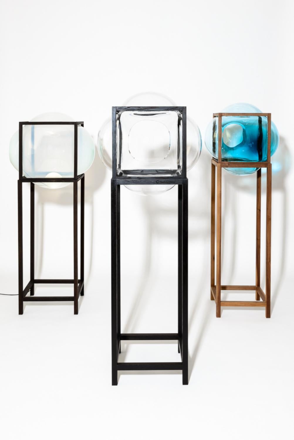 Post-Modern High Round Square Cabinet by Studio Thier & Van Daalen For Sale