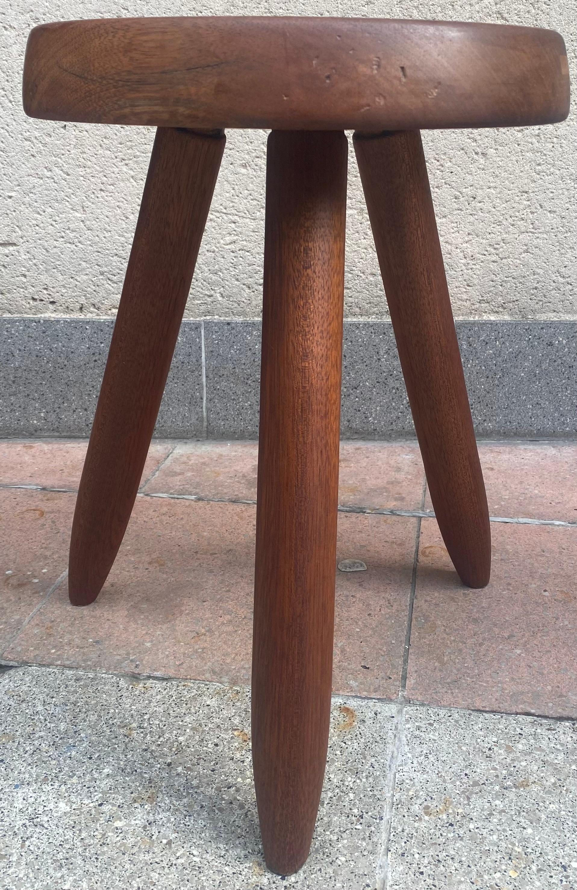 French High Shepherd Stool by Charlotte Perriand, circa 1960 For Sale