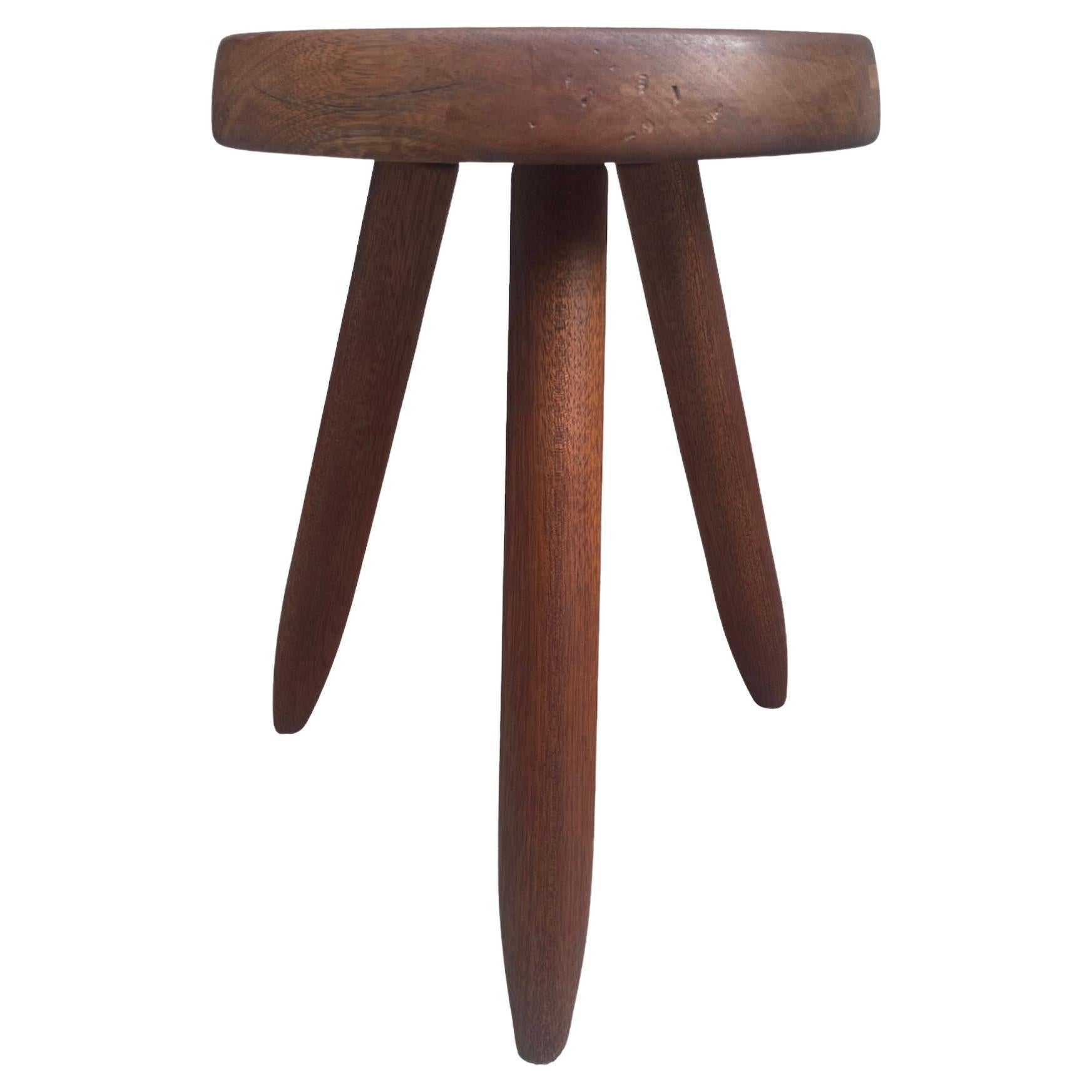 Tabouret de berger haut de Charlotte Perriand, vers 1960 en vente