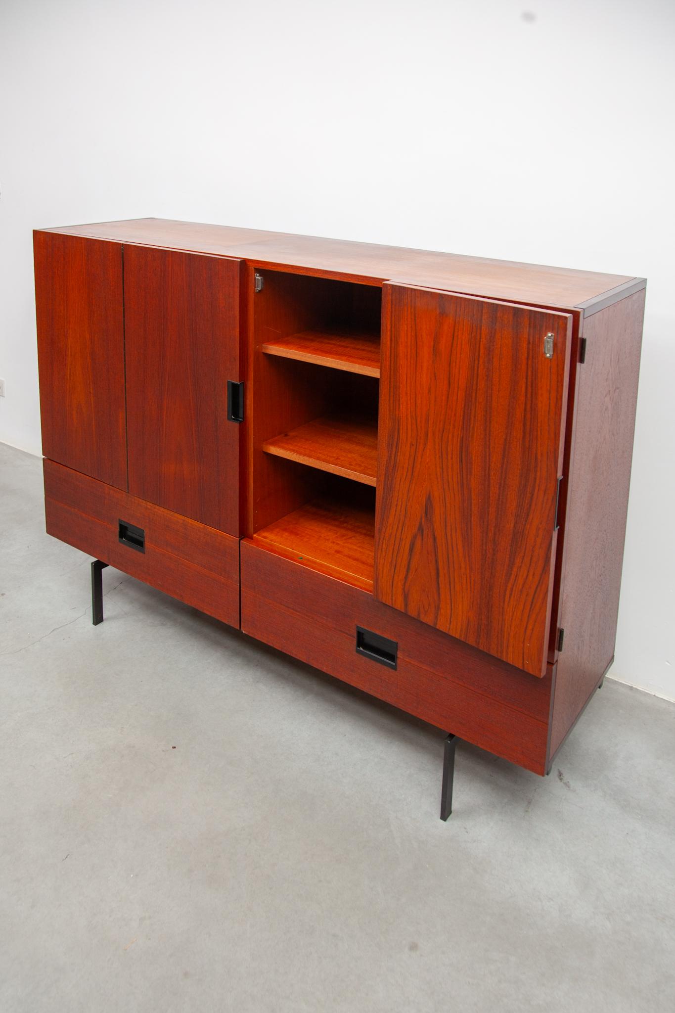 High Sideboard designed by Cees Braakman for Pastoe, Serie CU 04 For Sale 3