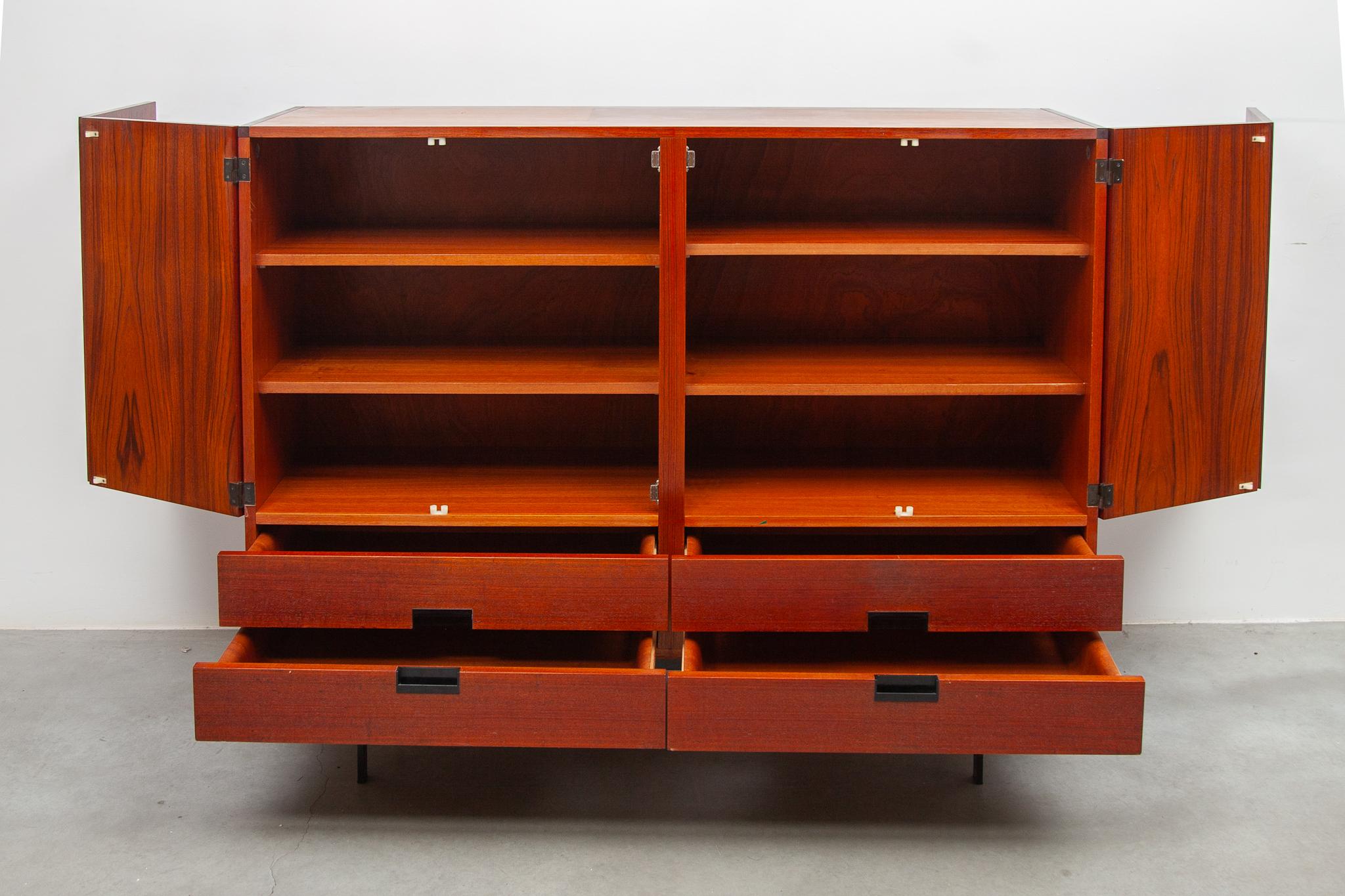 Mid-20th Century High Sideboard designed by Cees Braakman for Pastoe, Serie CU 04 For Sale