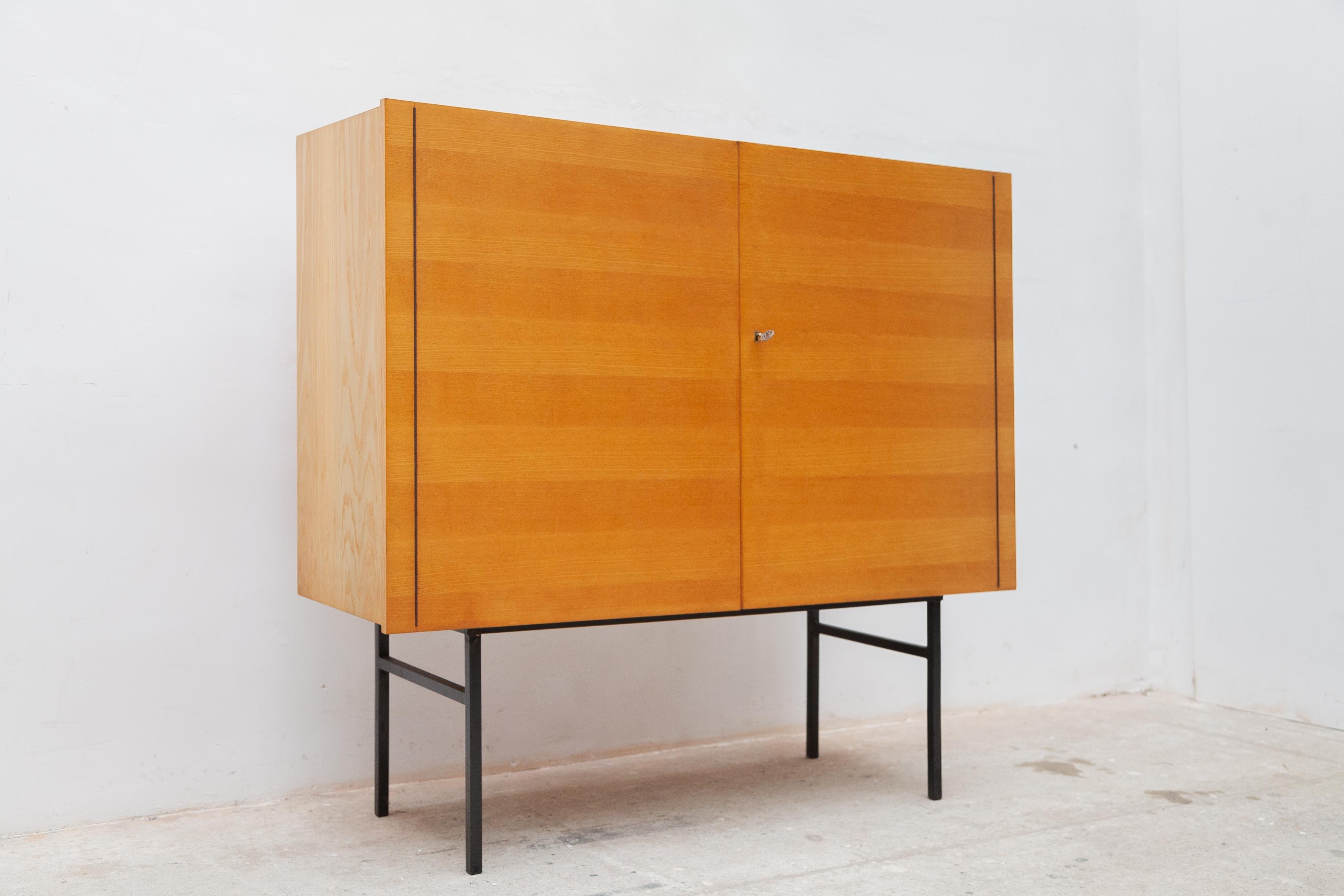 Mid-Century Modern High Sideboard Designed by Behr, 1960s, Germany For Sale
