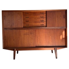High sideboard in teak, Denmark 1960