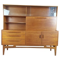 Buffet haut en bois de teck, Royaume-Uni, 1960