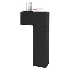 High sideboard / Storage cabinet Minotti Italia FORMOSA INCHINATA - Dark