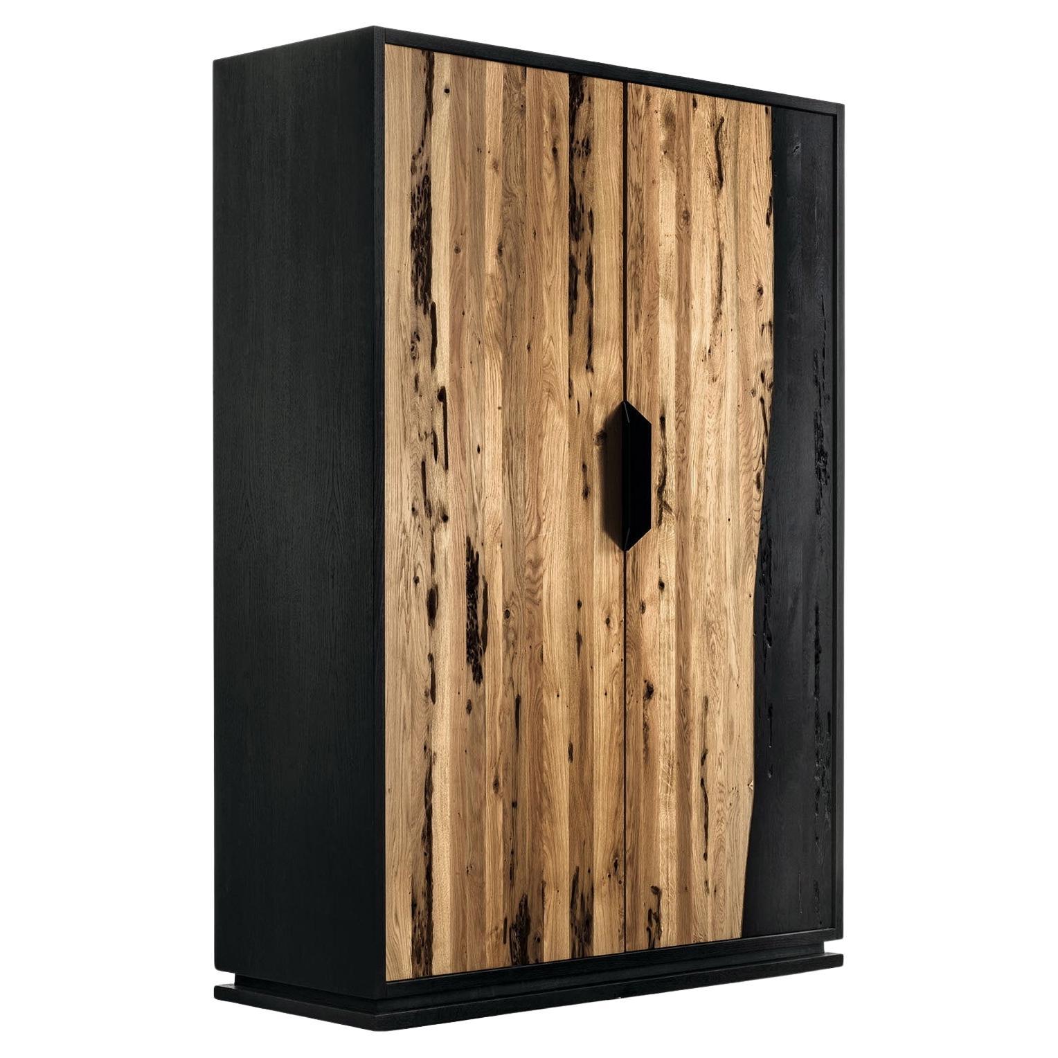 High sideboard / tall storage cabinet Riva 1920 Fire High design Marco Piva