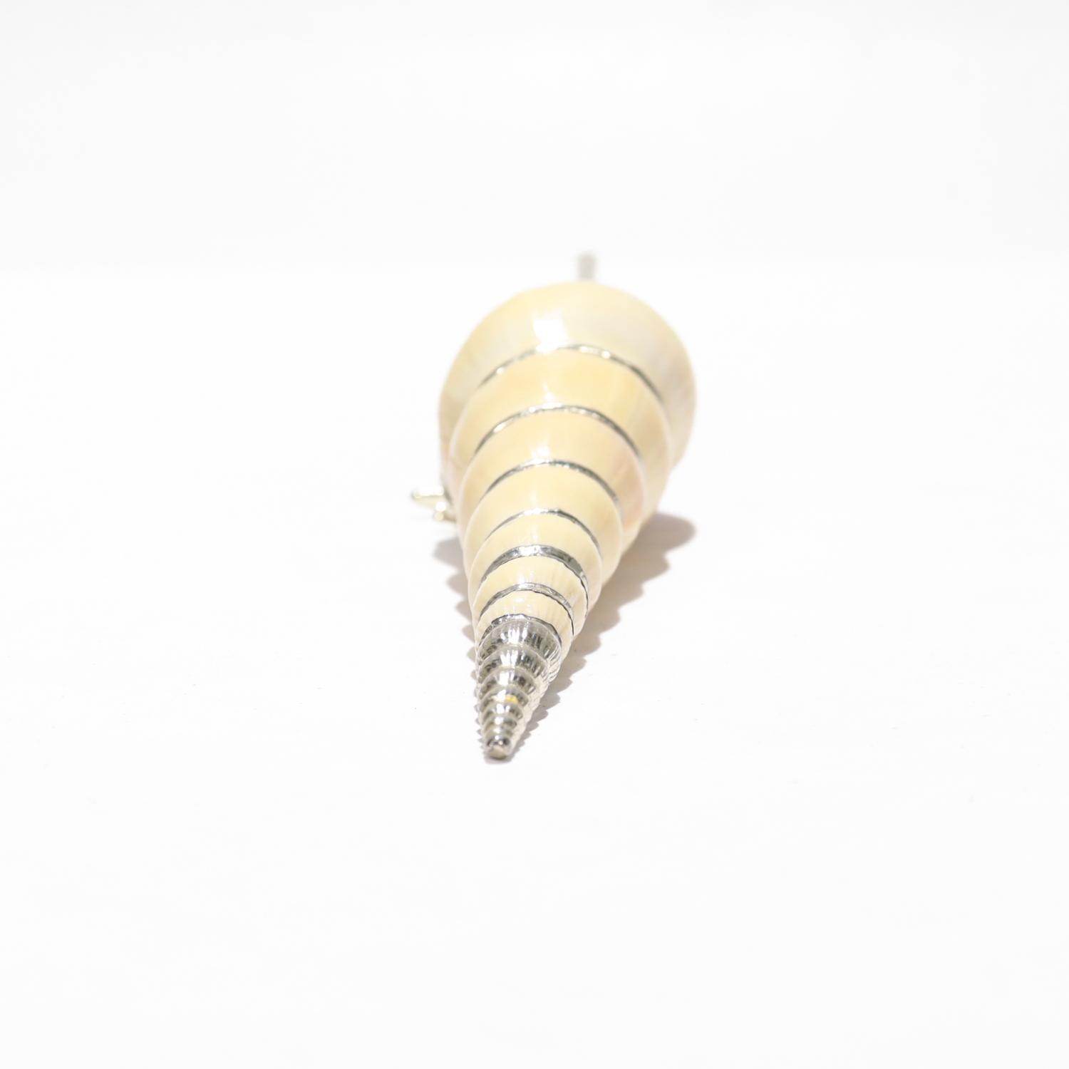 Conchiglia ad alta pressione con sovrapposizione di argento Sterling in vendita 5