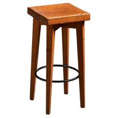 Sgabello alto di Christian Durupt, Méribel, circa 1960