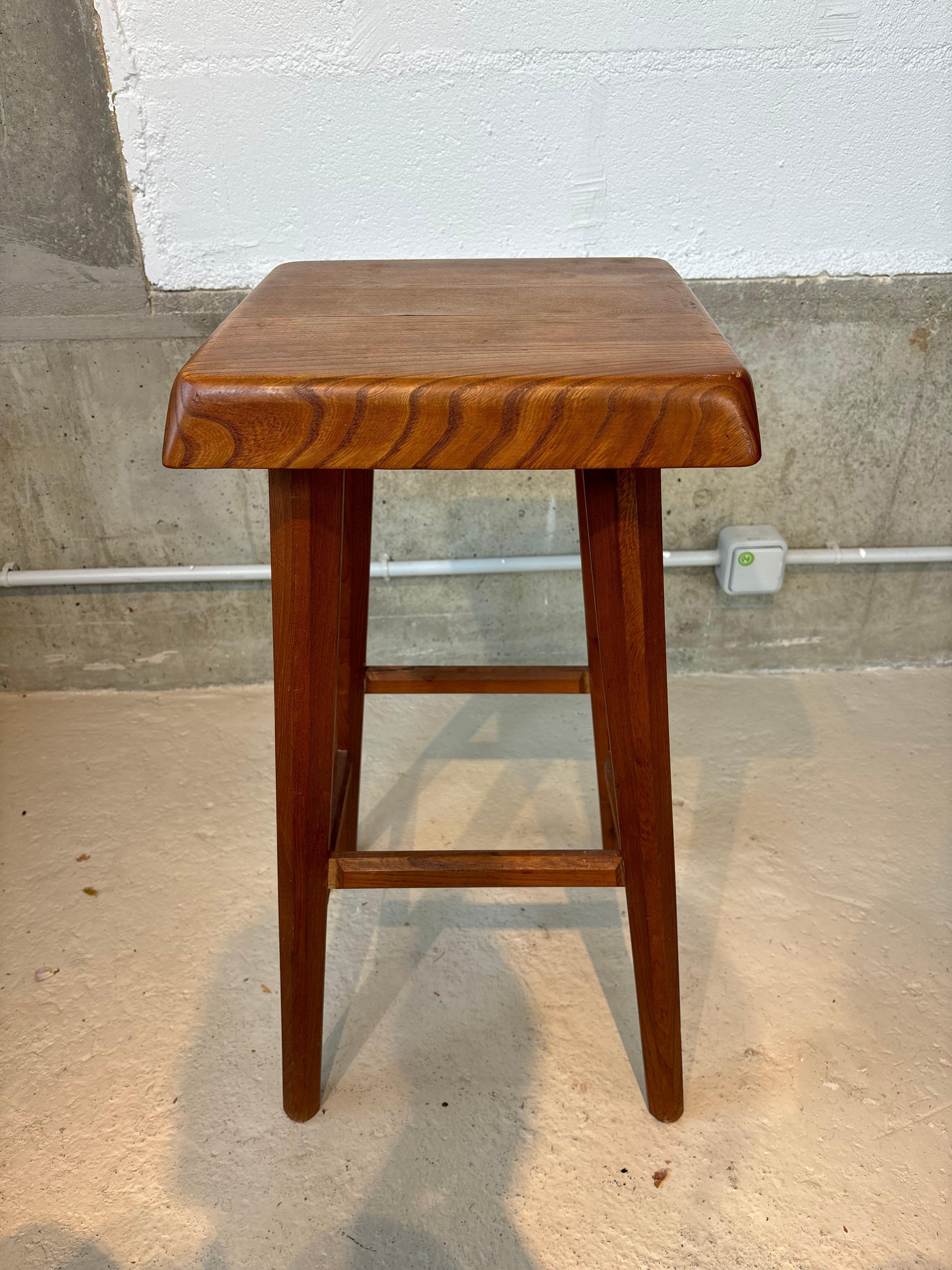 Hoher hocker von Pierre Chapo im Angebot 6