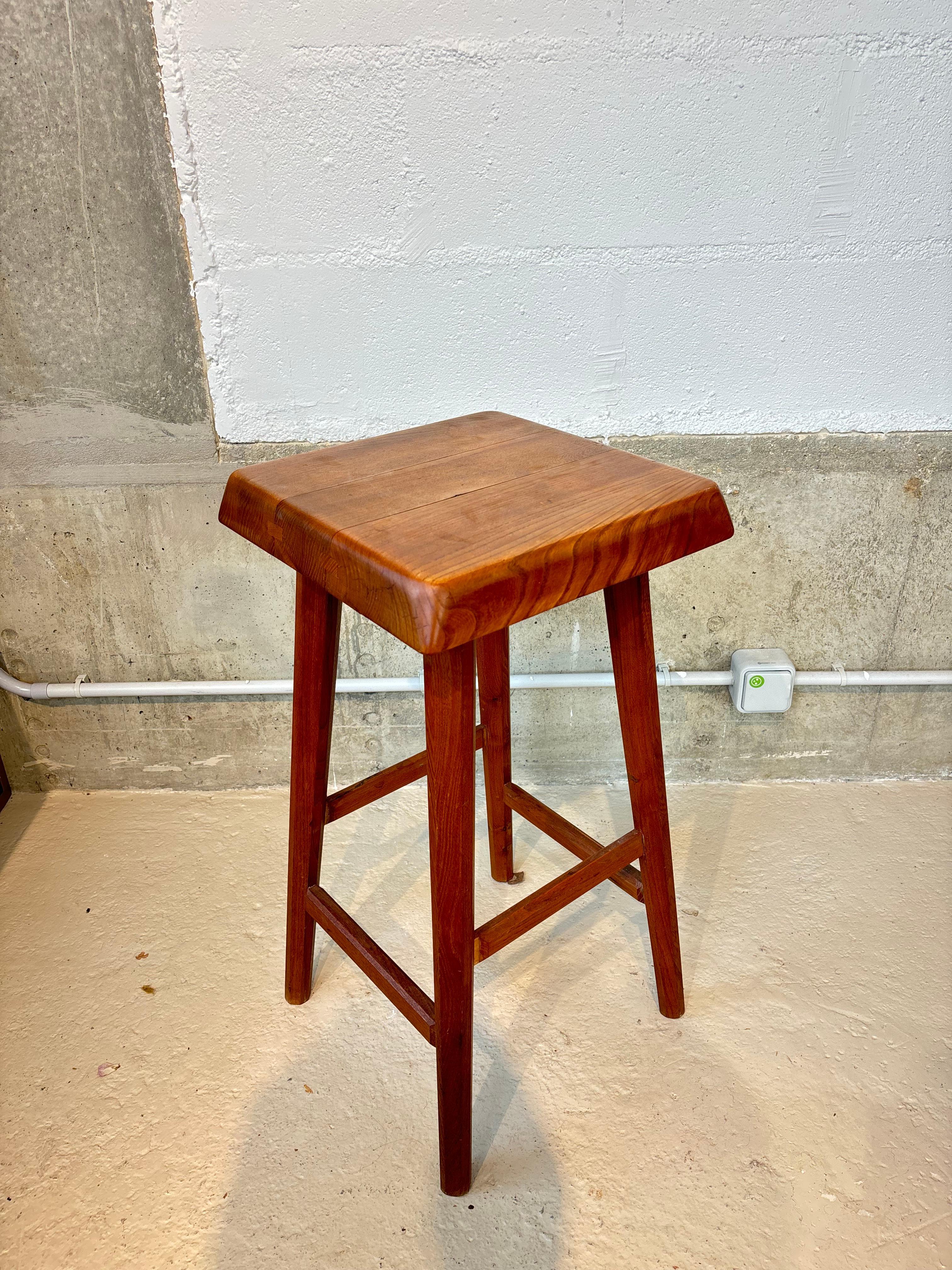 Hoher hocker von Pierre Chapo im Zustand „Gut“ im Angebot in SAINT-OUEN-SUR-SEINE, FR