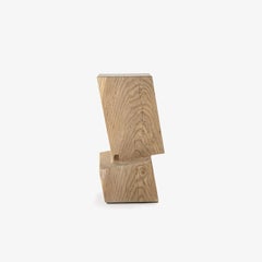 High Stool made of a single block of cedar Riva 1920 Rotterdam Giovanni Tomasini