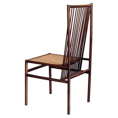 Hochstrukturierter Rohrstuhl von Joaquim Tenreiro, 1947