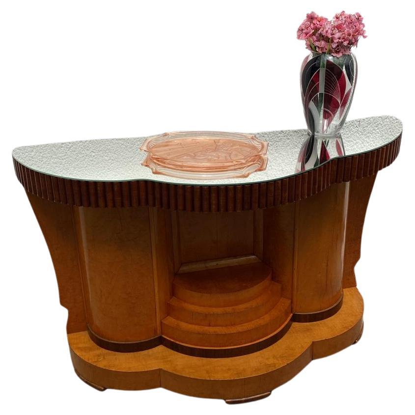 Table console anglaise High Style Deco, circa 1932 en vente 3