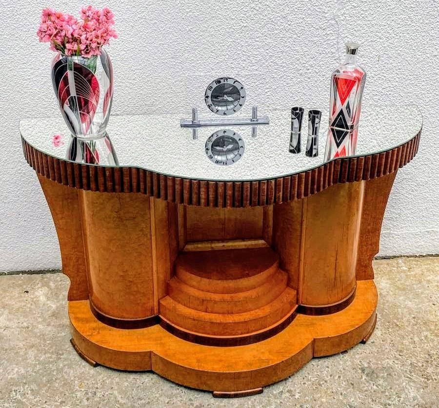 Table console anglaise High Style Deco, circa 1932 en vente 12