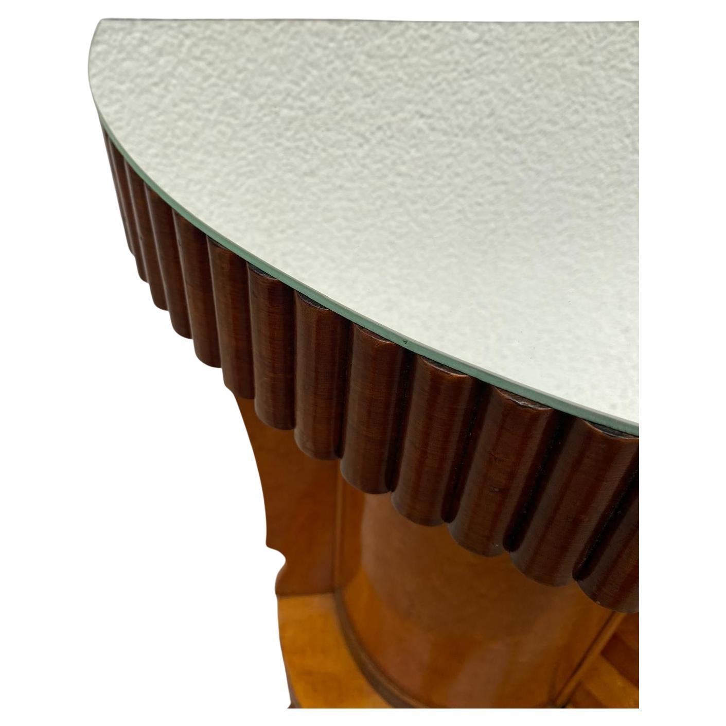 20ième siècle Table console anglaise High Style Deco, circa 1932 en vente