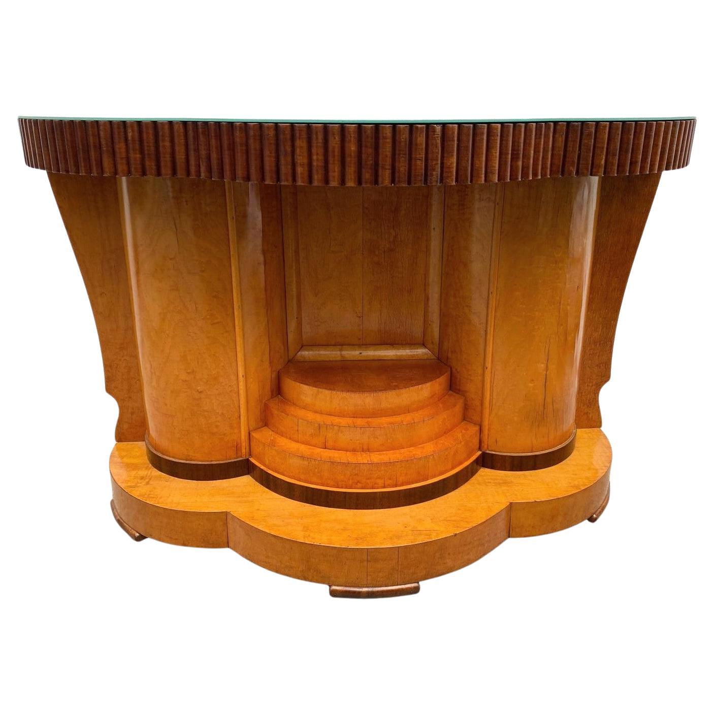 Table console anglaise High Style Deco, circa 1932 en vente 1