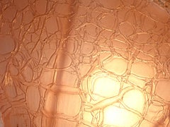 Pendentif High Style Deco avec abat-jour en verre d'art