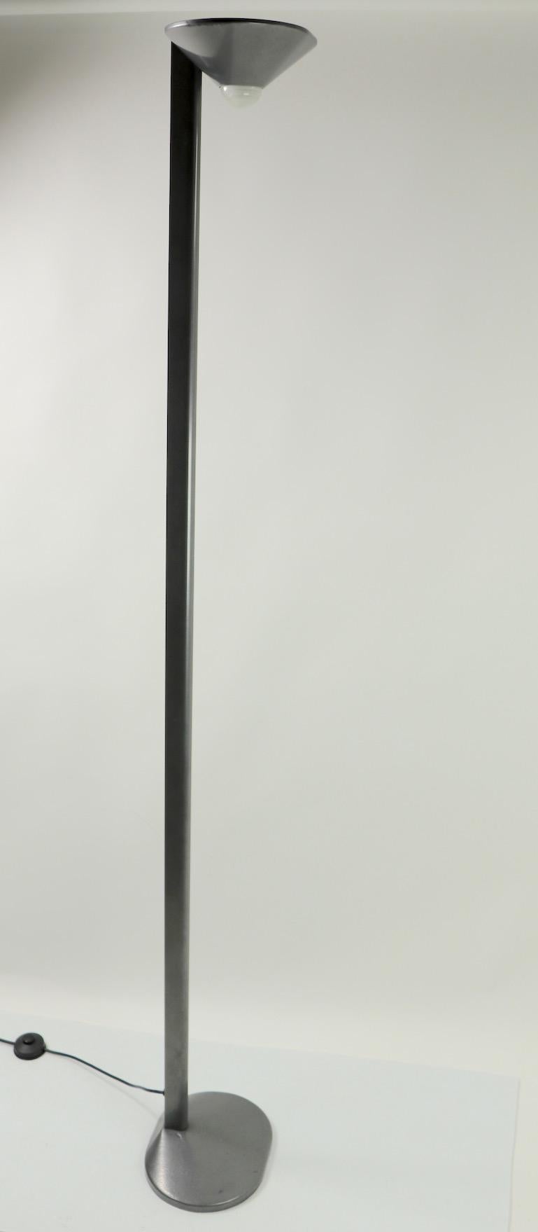 High Style Italian Postmodern  Halogen Floor Lamp Ciclope by Barbieri Marianelli In Good Condition In New York, NY