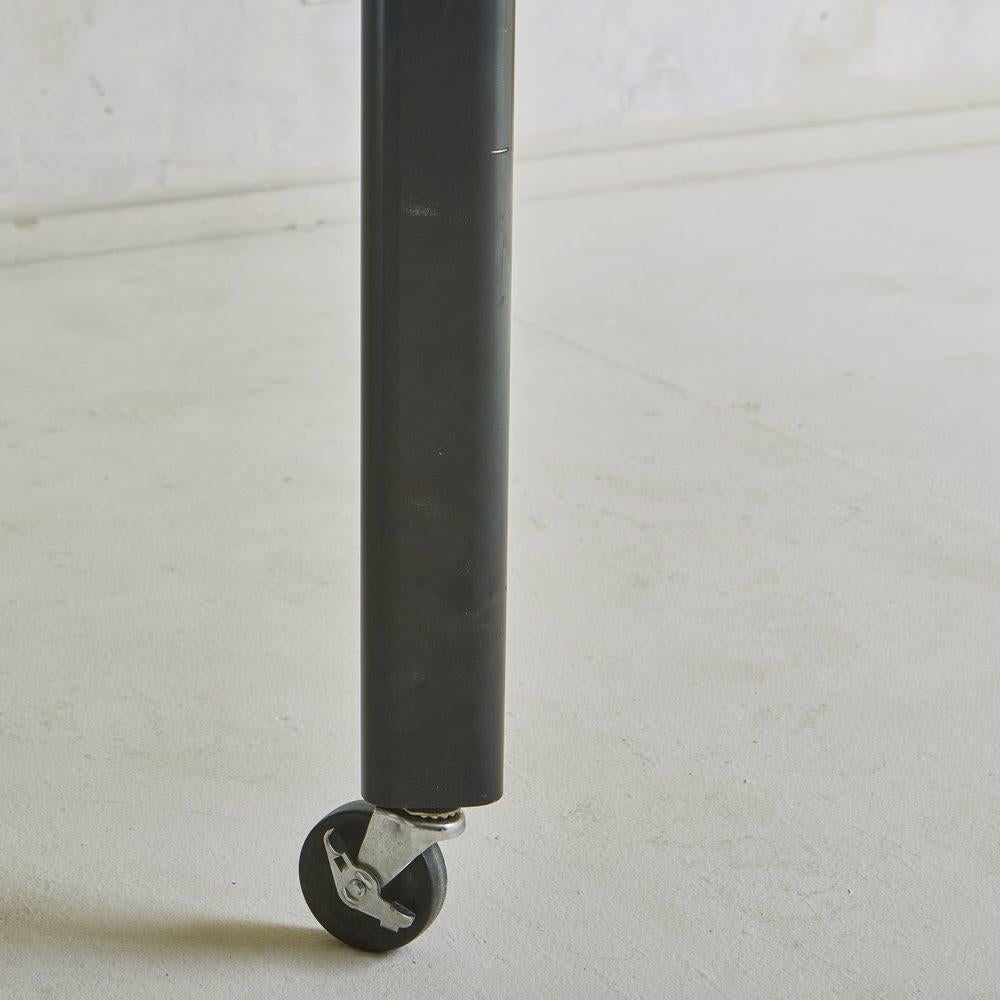 Stehtisch mit Calacatta-Marmorplatte von Joseph D'Urso für Knoll, 1990er Jahre 1