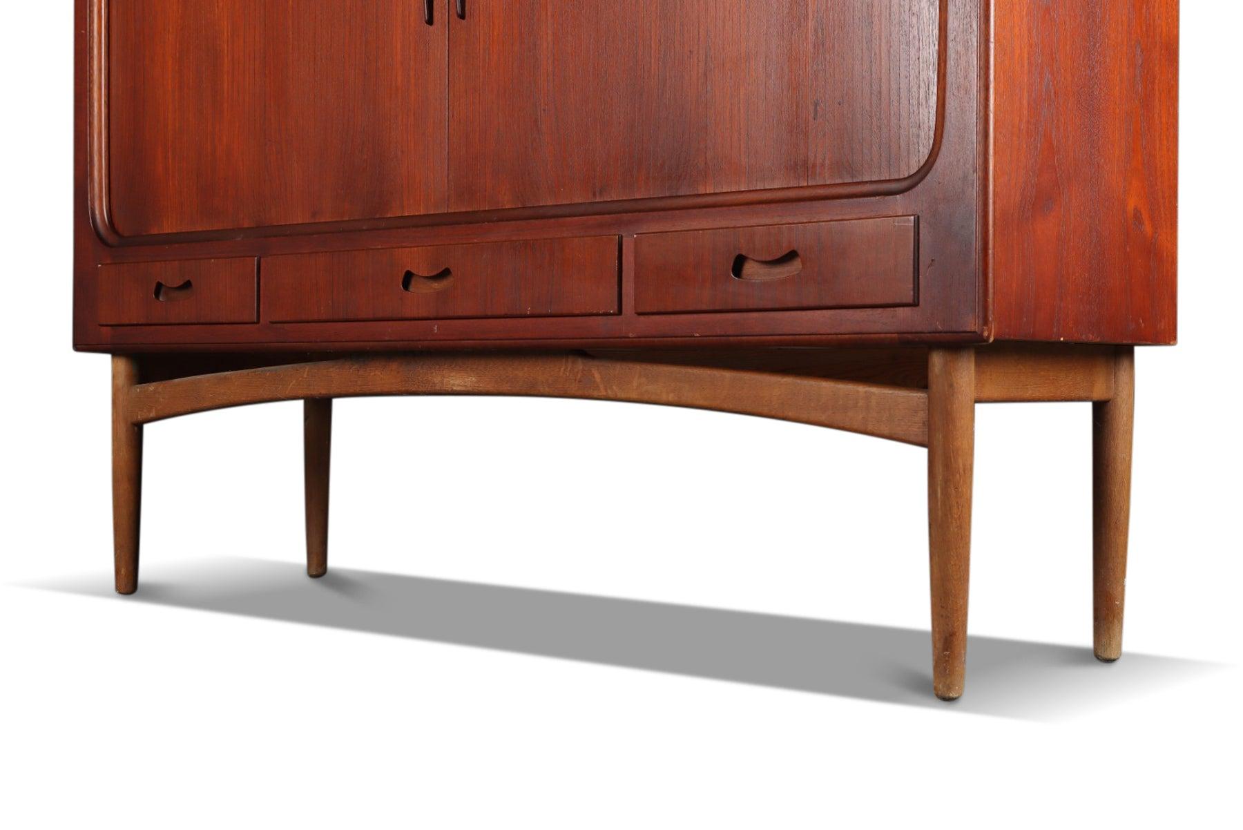 Other High Tambour Sideboard In Teak + Oak