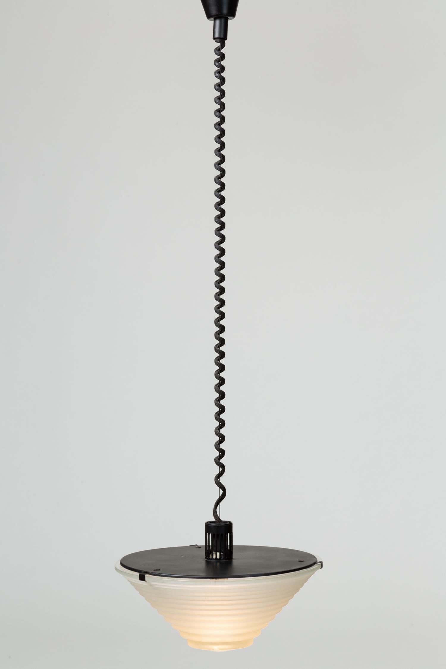 Mid-Century Modern Angelo Mangiarotti for Artemide “Egina” Pendant Lamp