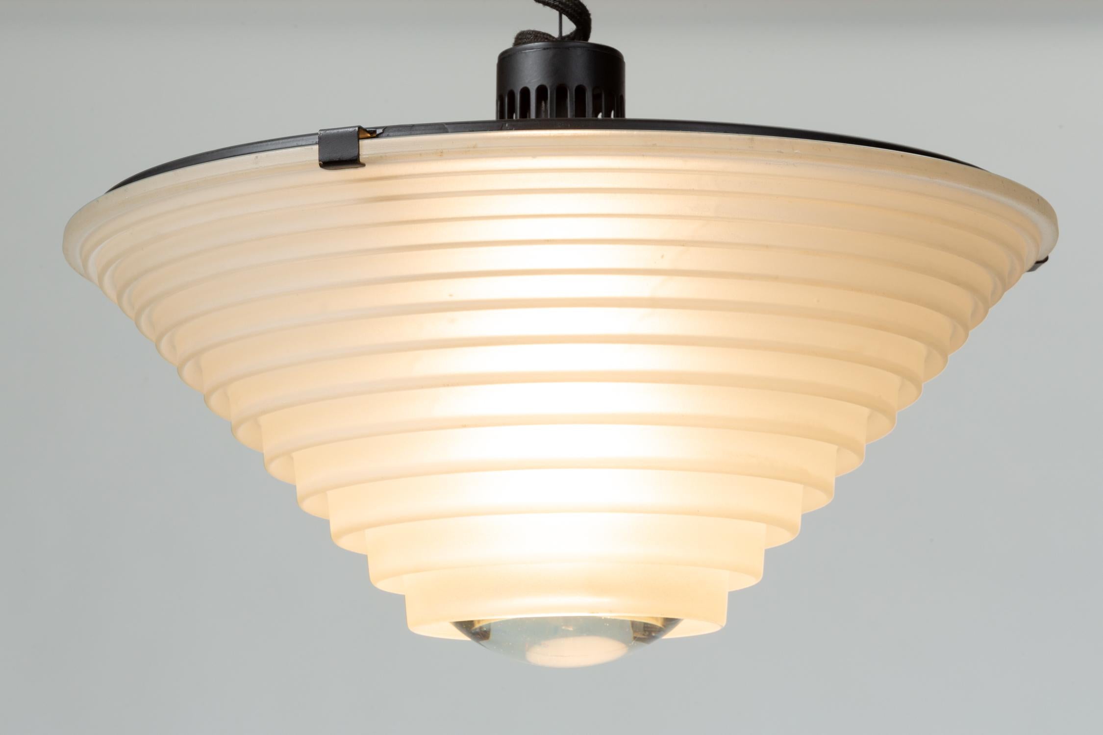 Italian Angelo Mangiarotti for Artemide “Egina” Pendant Lamp