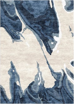 HIGH TIDE – Custom Handmade Rug in TENCEL / New Zealand Wool by Rugs & Co