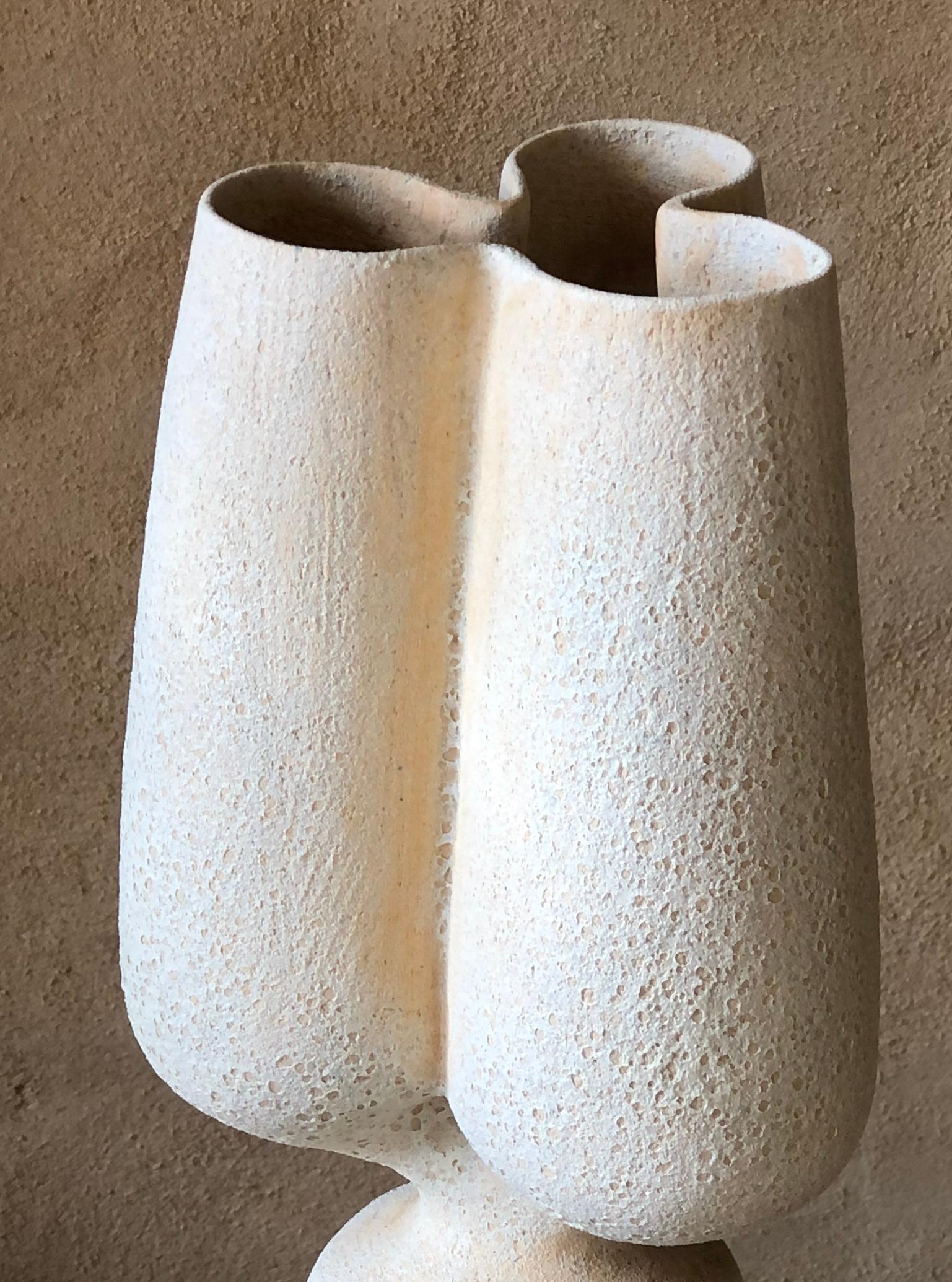 Post-Modern High Triple Vase by Sophie Vaidie For Sale