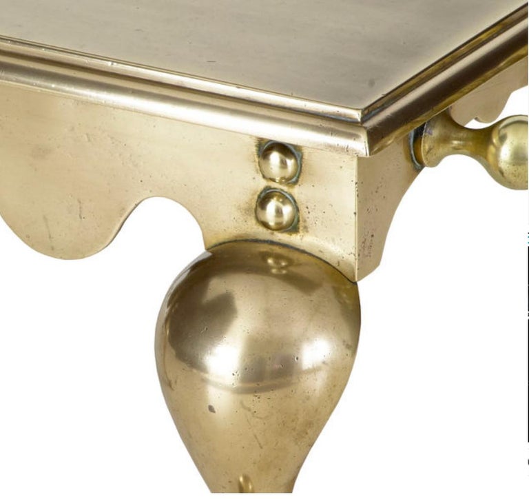 High Victorian 19th Century Brass Trivet Footman at 1stDibs