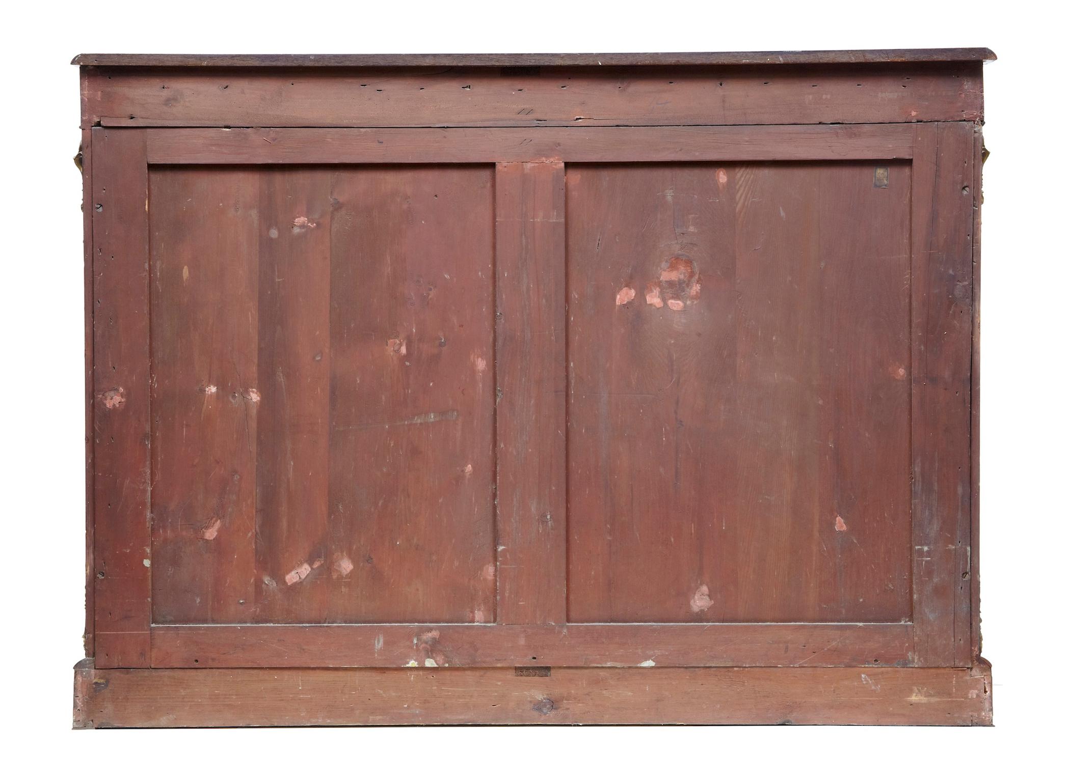 Hand-Crafted High Victorian 19th Century Walnut Credenza Sideboard