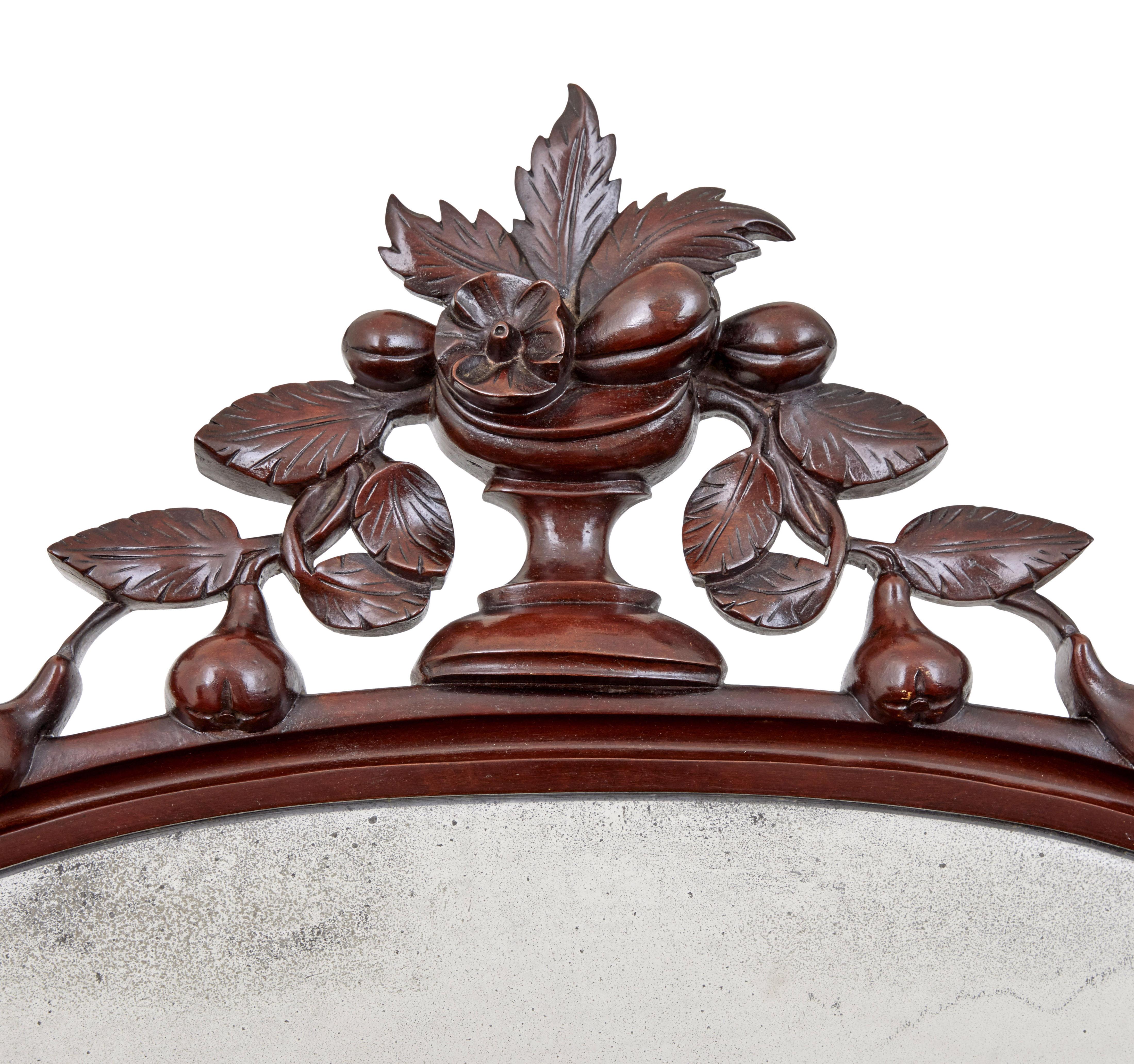 High Victorian Shaped Flame Mahogany Mirror Topped Sideboard 6