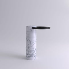 High White Marble Contemporary Guéridon, Sebastian Herkner