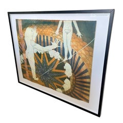 High Wire Desire Signed AP Aquatint Etching by Dan M. Allison, 1978