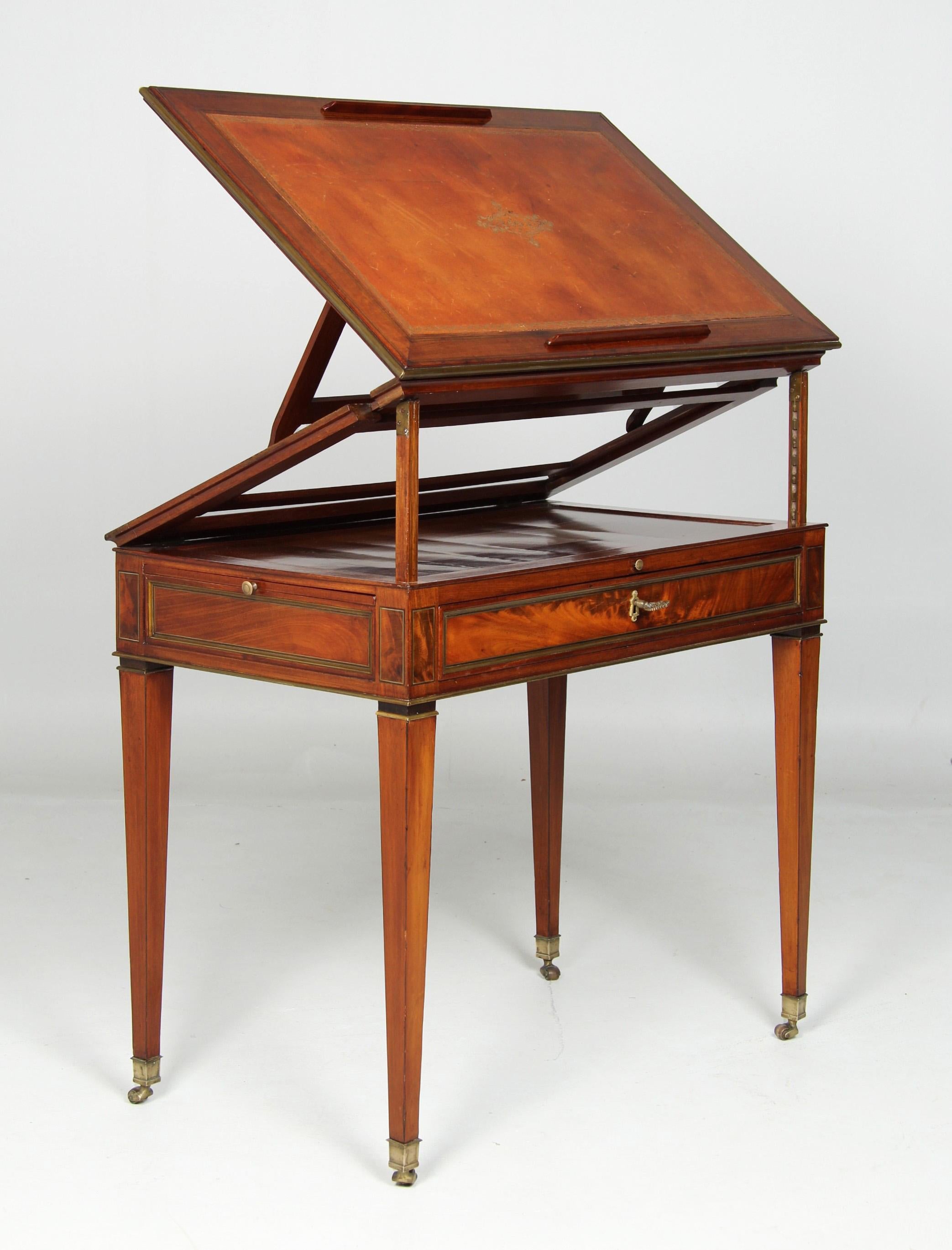 French Highadjustable Architects Table - Table A Tronchin, France, Late 18th Century