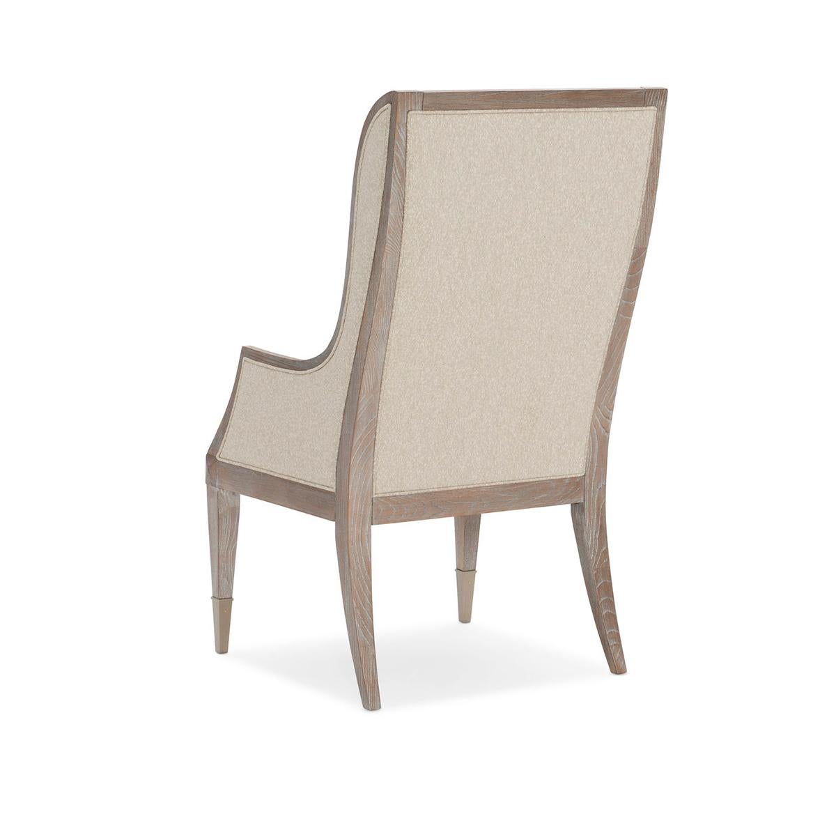 Highback Ash Modern Dining Armchair In New Condition For Sale In Westwood, NJ