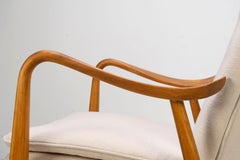Sedia Highback di Henry Schubell per Vik & Blindheim, Danimarca, anni '50