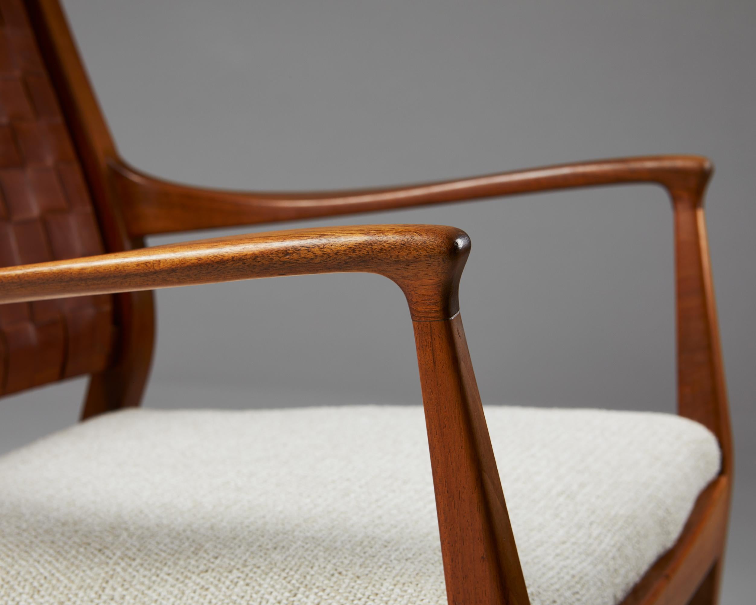 Highback Easy Chair Designed by Erik Kolling Andersen for Peder Pedersen 6