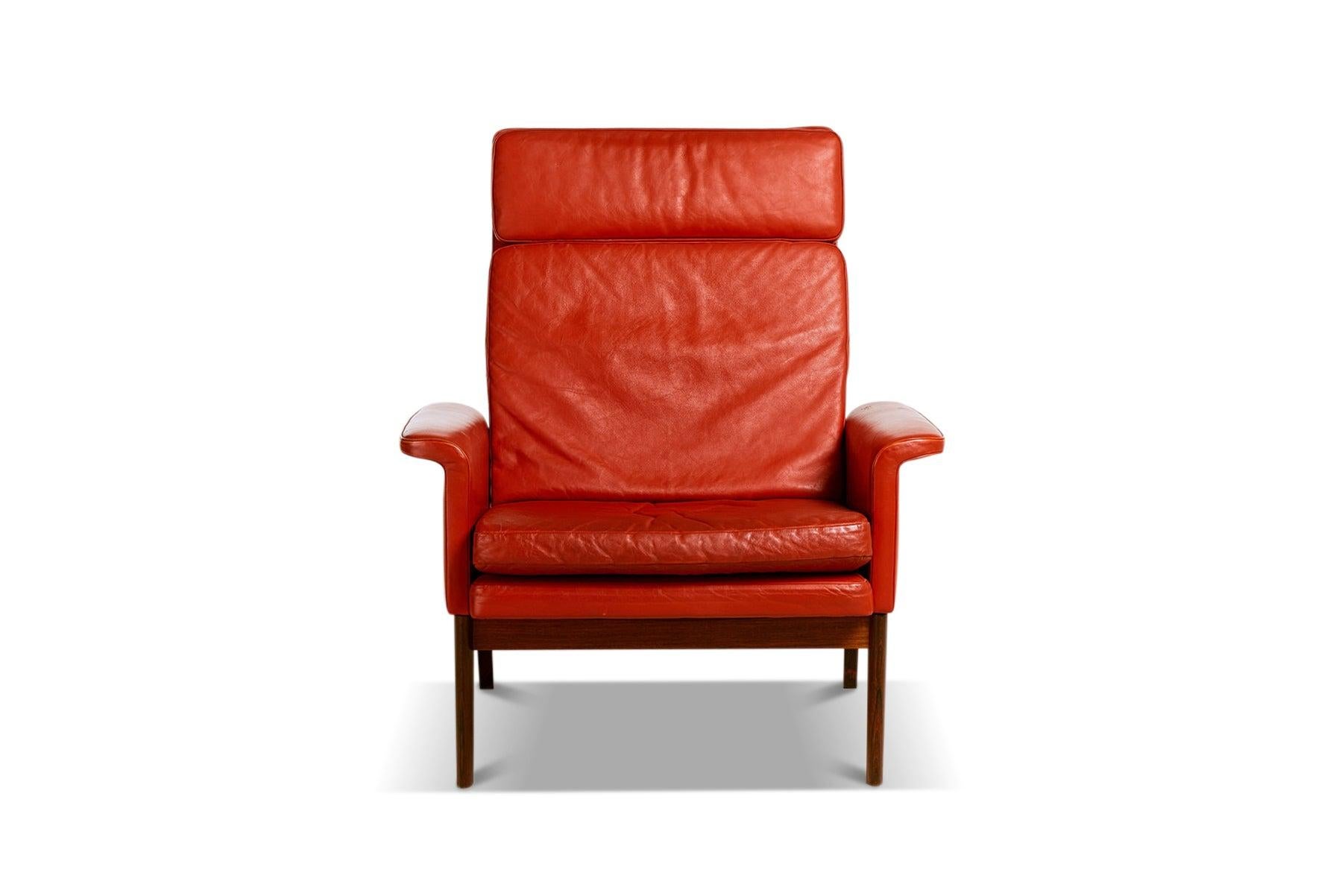 Other Highback Jupiter Lounge Chair in Rosewood by Finn Juhl
