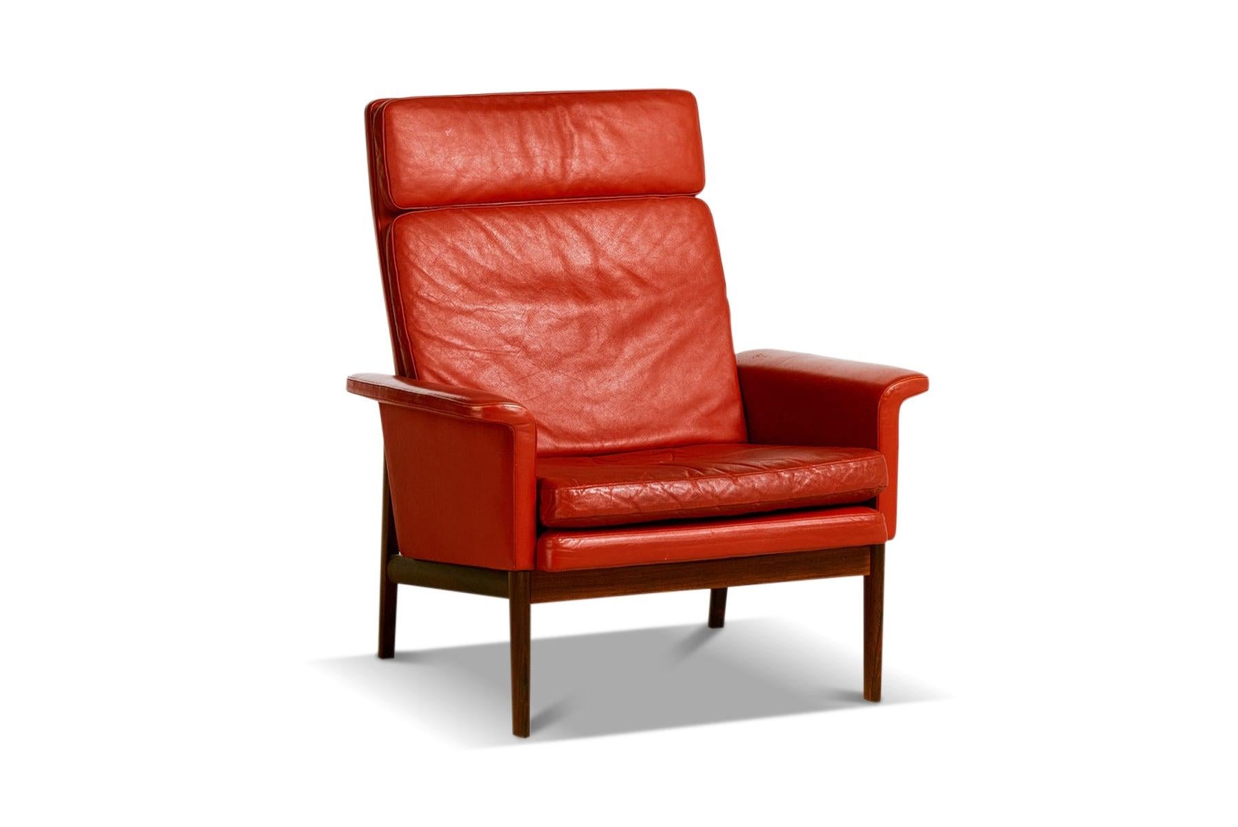 20th Century Highback Jupiter Lounge Chair in Rosewood by Finn Juhl
