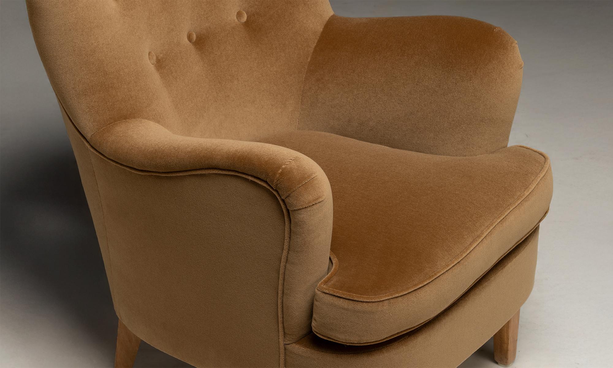 20th Century Highback Lounge Chair, America 1950 For Sale